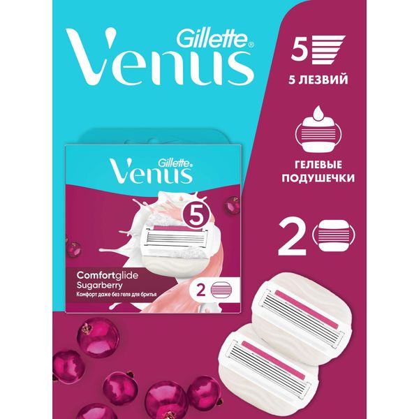 Фотография товара Одноразовая женская бритва Gillette Venus (Жиллетт Винус) Simply 2, 2 шт.