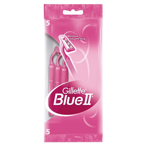 Фотография товара Одноразовые мужские бритвы Gillette (Жиллетт) Blue2, 5 шт.
