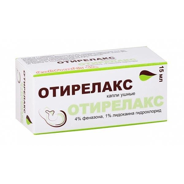 Фотография товара Отирелакс капли ушные 15мл