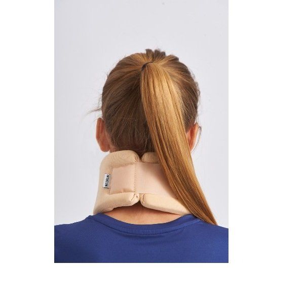 Фотография товара Бандаж-воротник для фиксации шейного отдела позвоночника Интерлин ML HB-1, бежевый, р.6