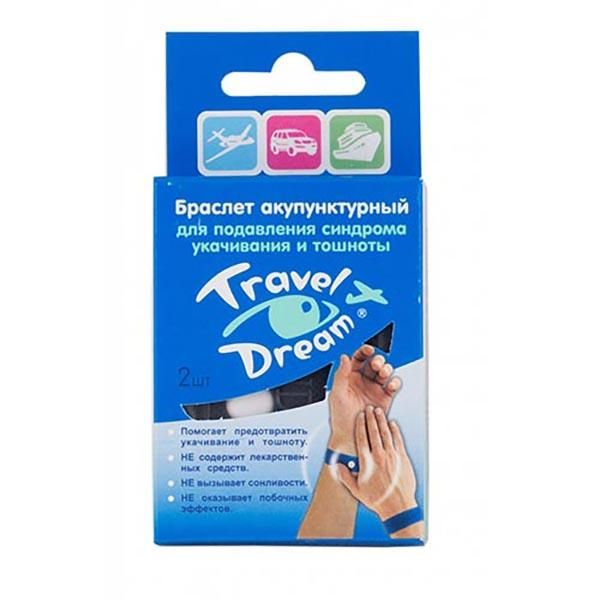 Фотография товара Браслет акупунктурный для детей Travel Dream/Трэвел дрим 2шт