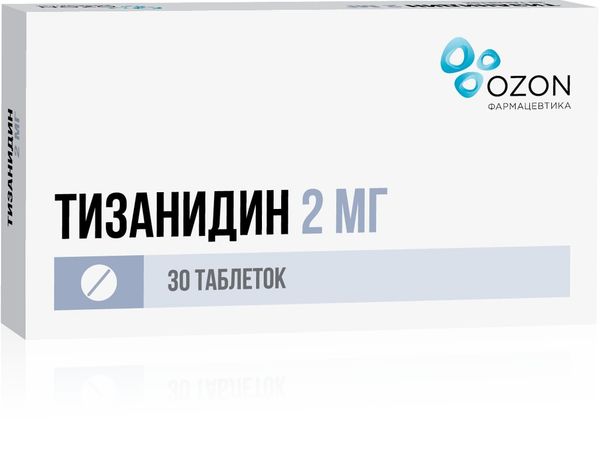 Фотография товара Тизанидин таблетки 4мг 30шт