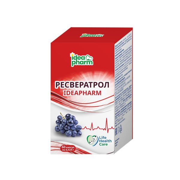 Фотография товара Ресвератрол Idea Pharm капсулы 0,424г 60шт