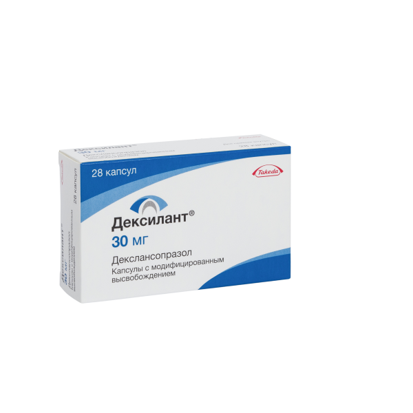 Фотография товара Дексилант капсулы с модиф. высвобожд. 60мг 28шт
