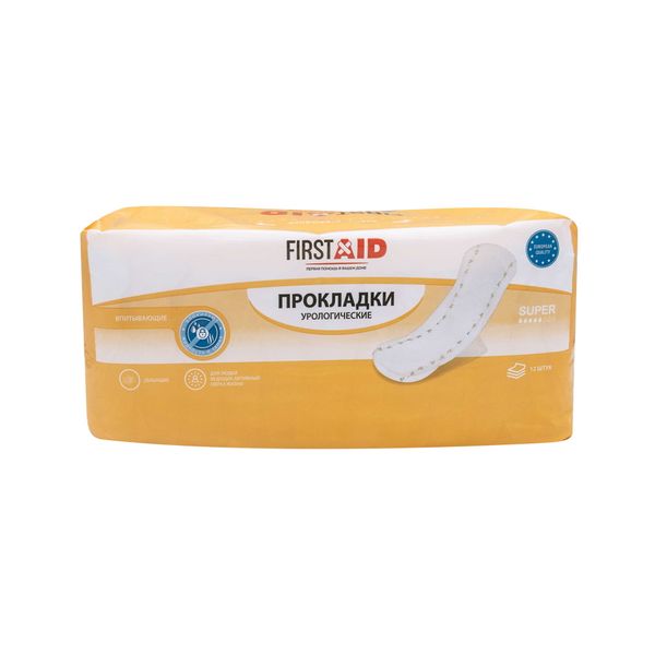 Фотография товара Прокладки урологические Super First Aid/Ферстэйд 12шт